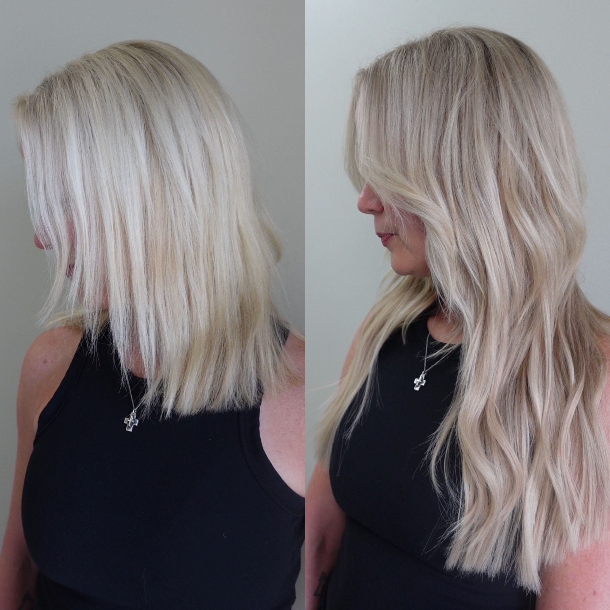 Best Hair extensions in Madison, MS by Jacqueline Redd Roberson with hand tied wefts and k tips