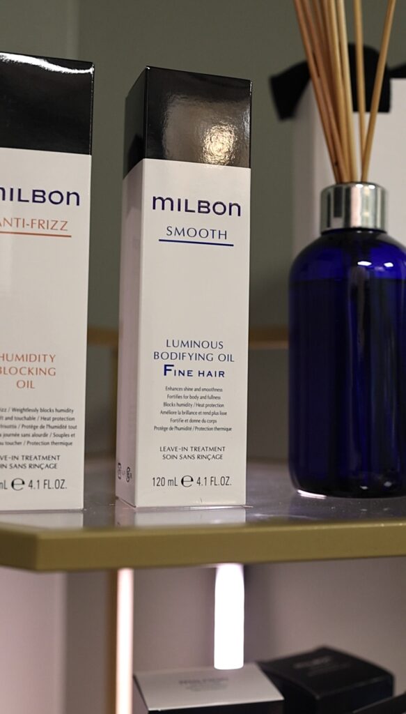 Milbon treatments and products in Madison Mississippi from extension salon Kinetic Hair Studio by Jacqueline Redd Roberson