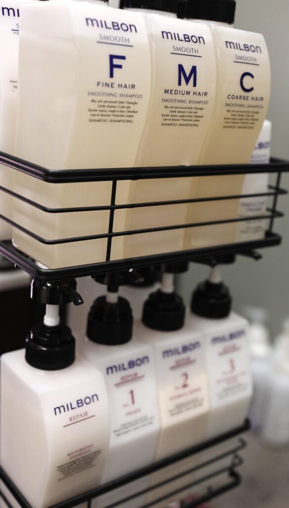 Milbon treatments and products in Madison Mississippi from extension salon Kinetic Hair Studio by Jacqueline Redd Roberson